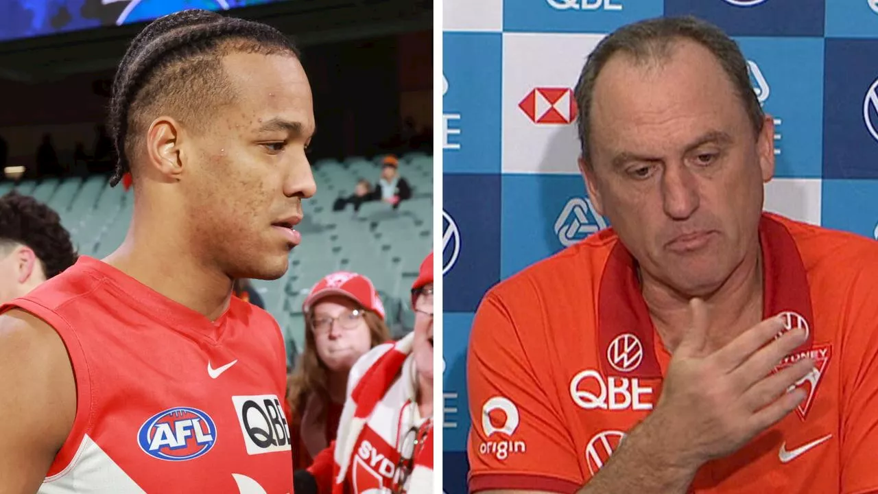 ‘Sit down’: Sydney coach explains bizarre benching of ‘fantastic’ nine-goal hero