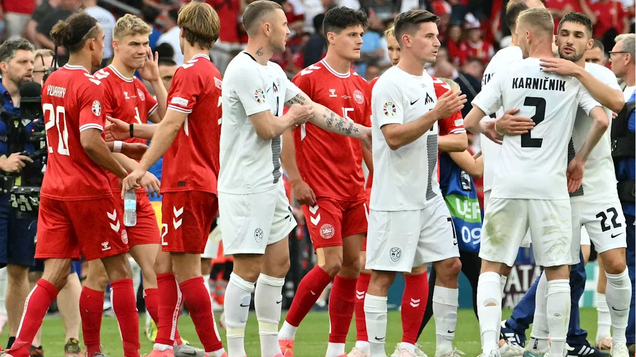 Euro 2024 : premier match nul du tournoi entre le Danemark et la Slovénie