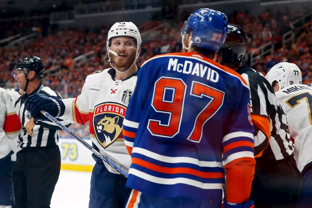 Connor McDavid, Matthew Tkachuk-post-whistle scrum is ‘classic playoff hockey’