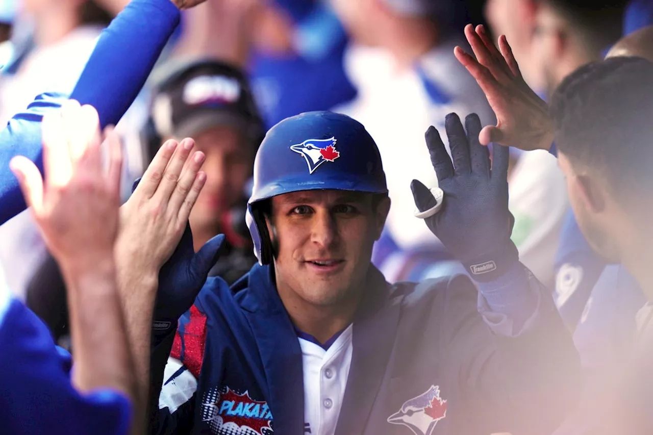 Daulton Varsho’s fifth-inning grand slam leads Blue Jays past Guardians 7-6