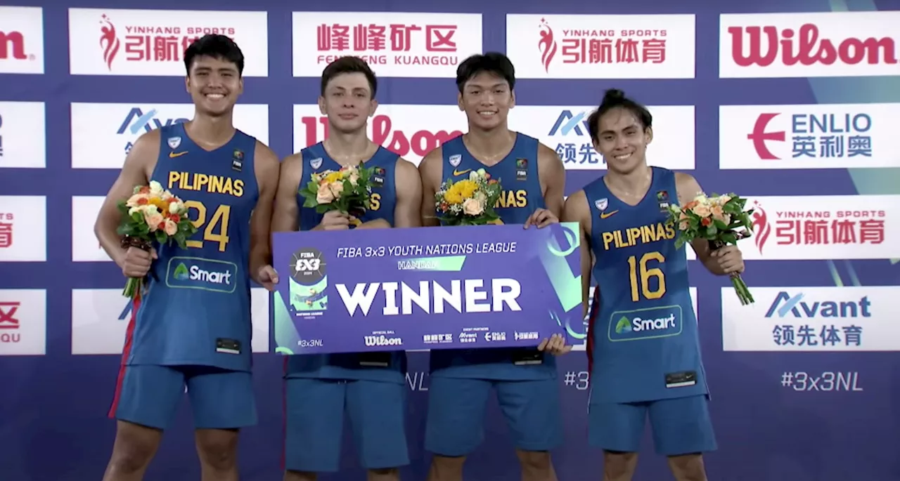 Gilas Pilipinas 3x3 captures first gold in FIBA U23 Nations League