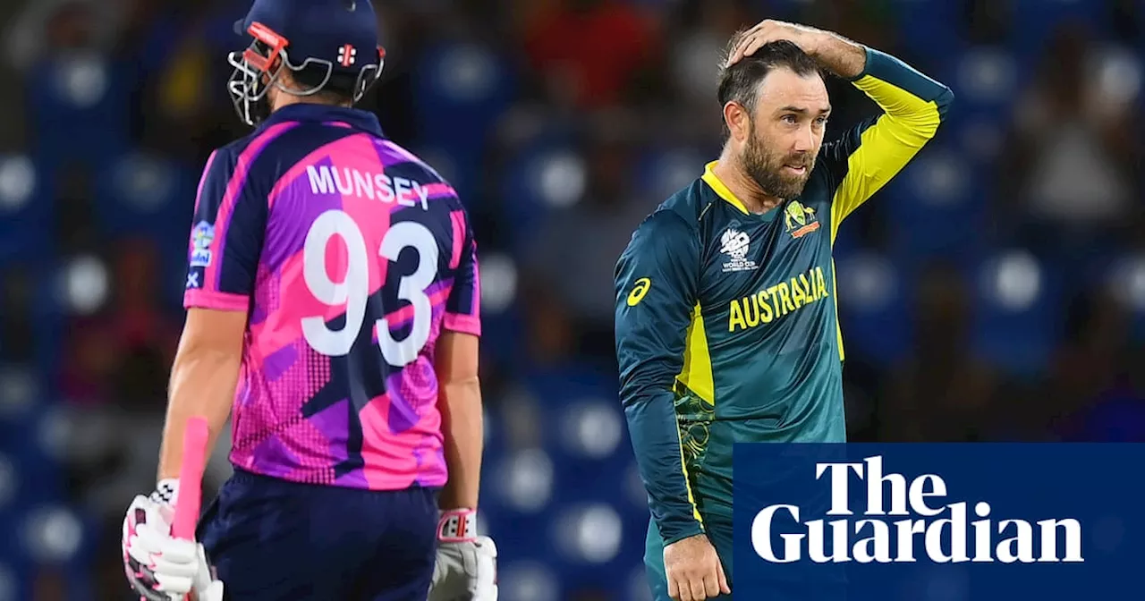 Australia fumble to victory over Scotland and save England from early T20 World Cup exit