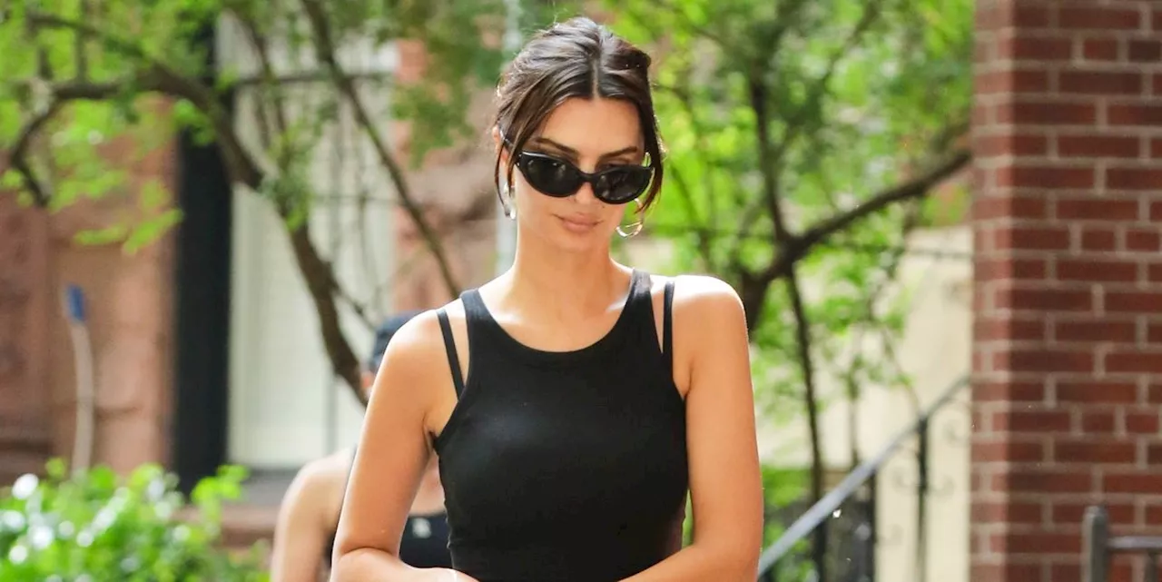 Emily Ratajkowski's Dog Walking Look Includes These Controversial Shorts