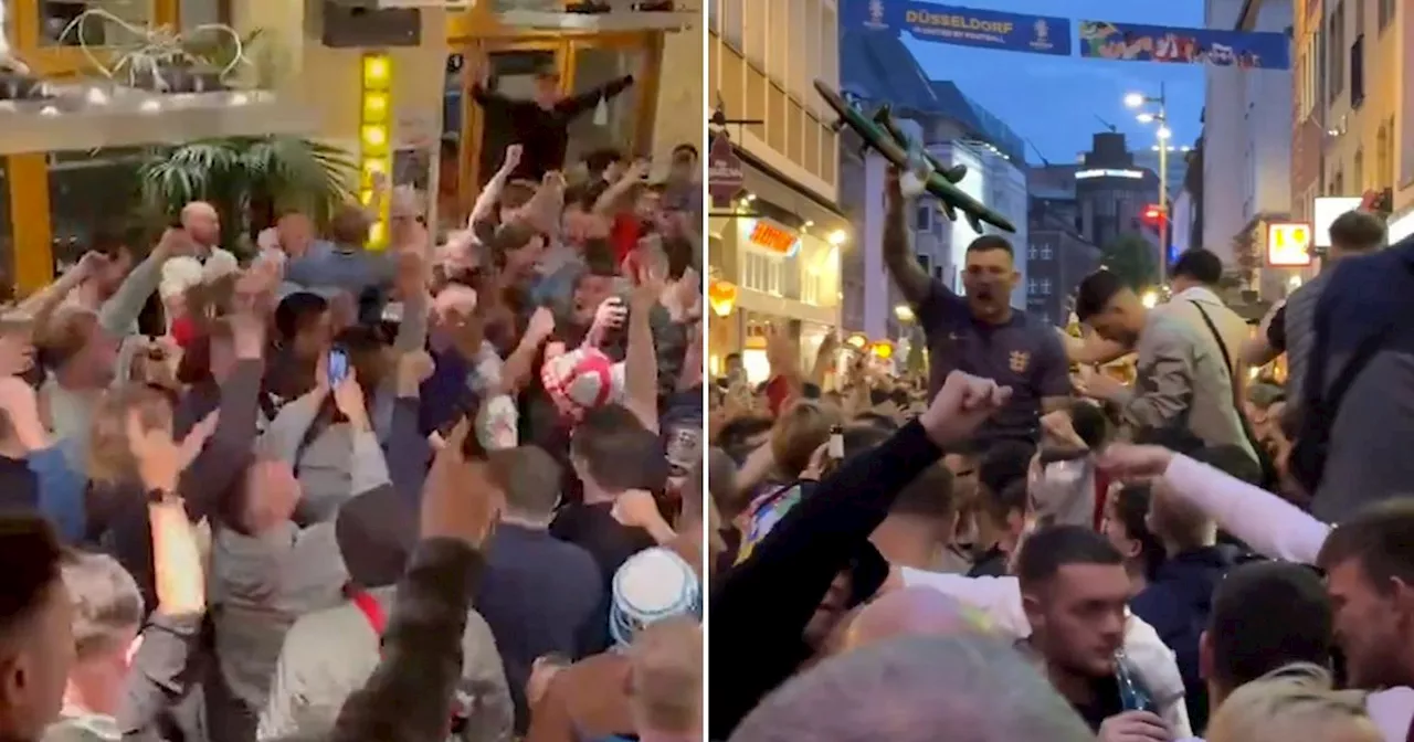 Boozy England fans drink in Euro 2024 atmosphere ahead of first game vs Serbia