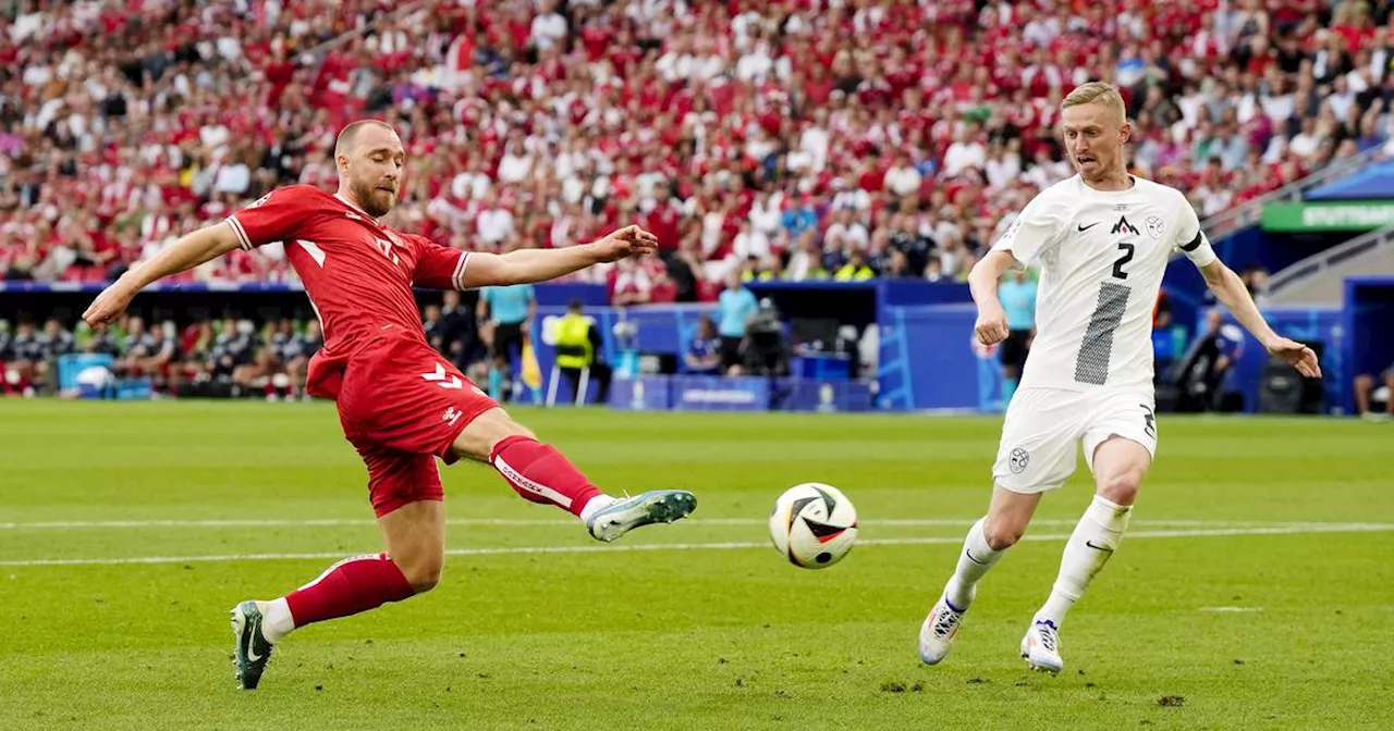 Denmark held by Slovenia after Christian Eriksen’s fairytale goal