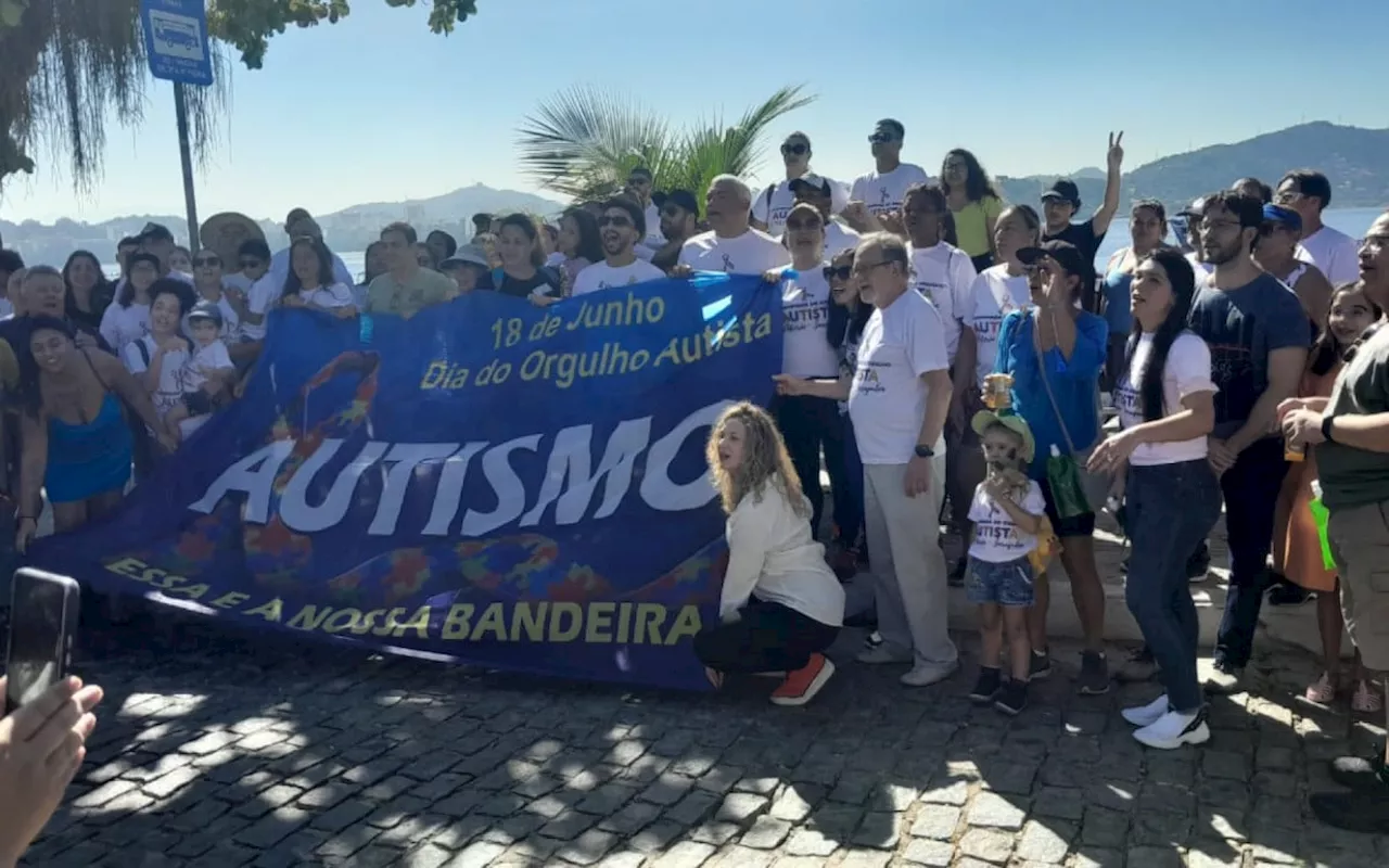 1ª Caminhada do Orgulho Autista em Jurujuba recebeu apoio de personalidades