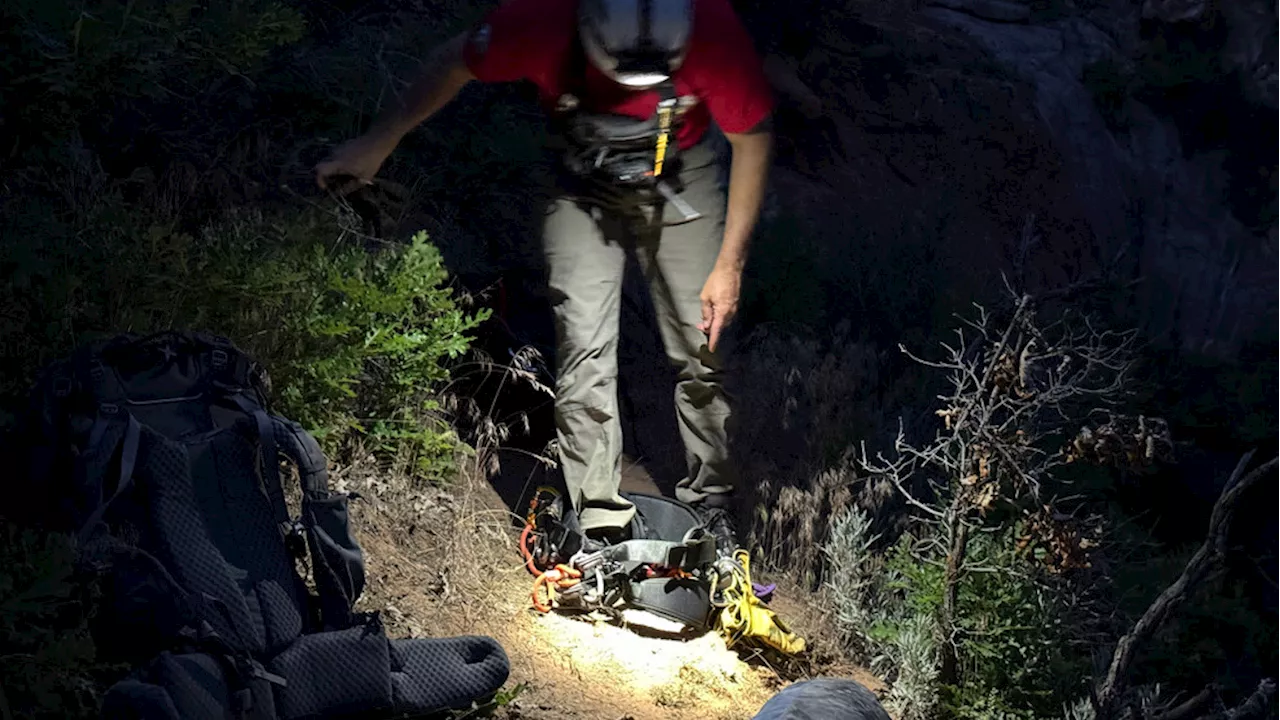 Video shows teen's rescue after boulder falls on him in Spanish Fork Canyon