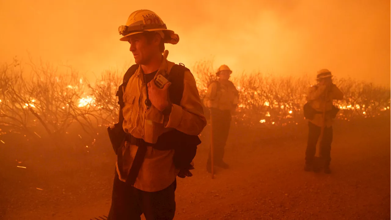 Wildfire north of Los Angeles spreads as authorities evacuate 1,200 people