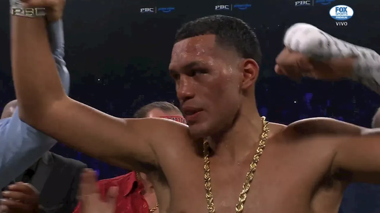 David Benavidez es el nuevo campeón semipesado del CMB luego de vencer a Oleksandr Gvozdyk (VIDEO)