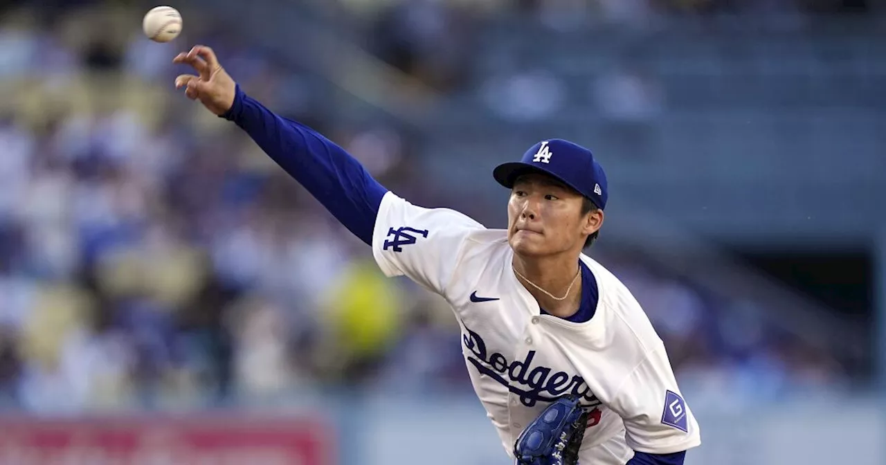 Amid drop in velocity, Yoshinobu Yamamoto exits early vs. Royals with triceps tightness