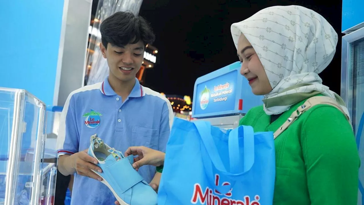 Le Minerale Beri Edukasi ke Konsumen Terkait Produk Daur Ulang PET Selama Jakarta Fair Kemayoran 2024