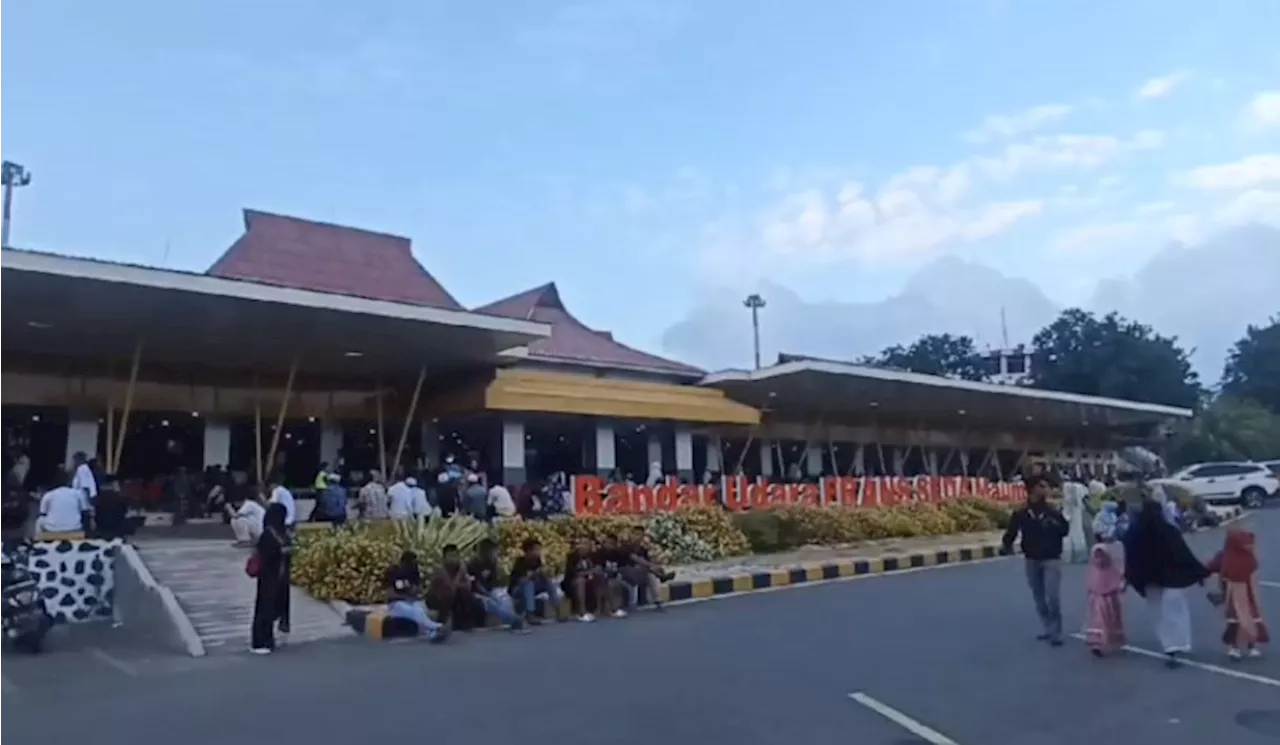 Bandara Frans Seda Maumere Ditutup Akibat Abu Vulkanik Erupsi Gunung Lewotobi Laki-laki