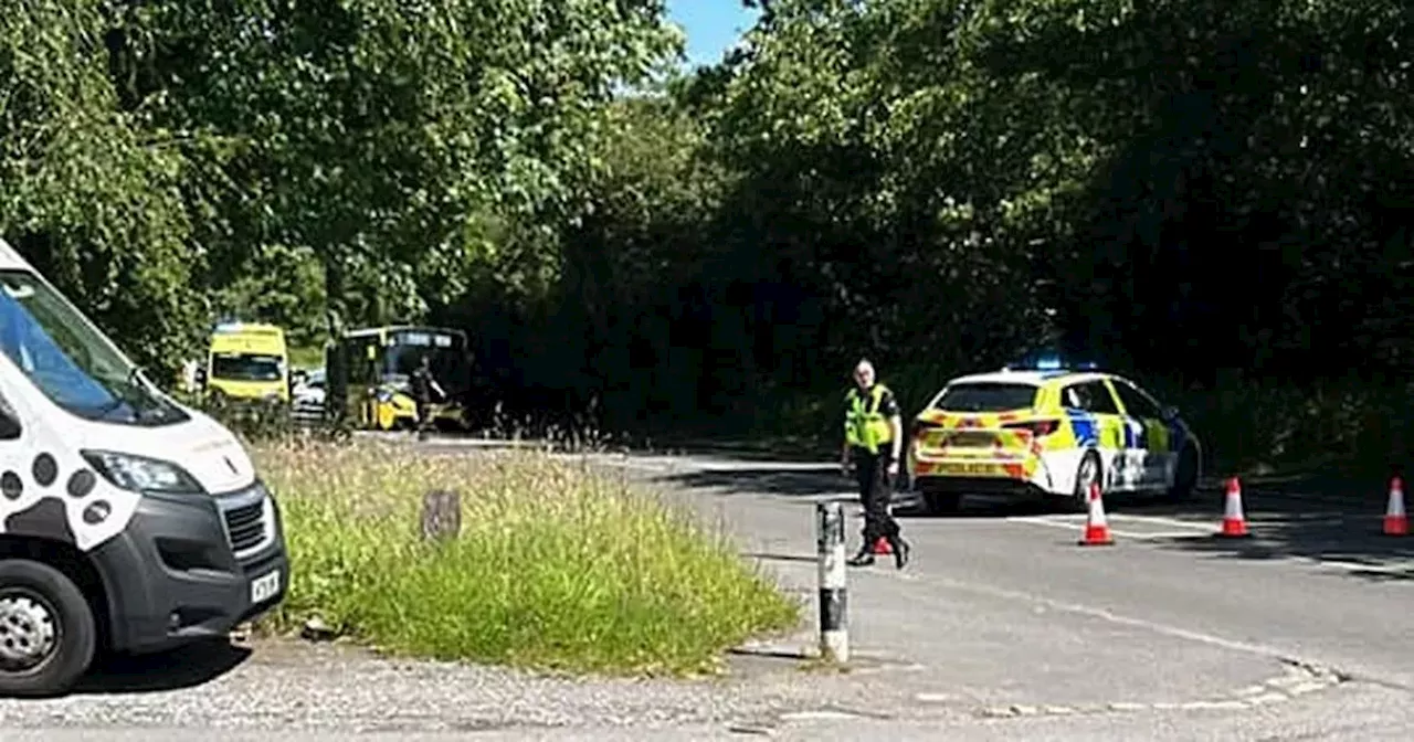 LIVE: Emergency services block main road amid reports of serious crash