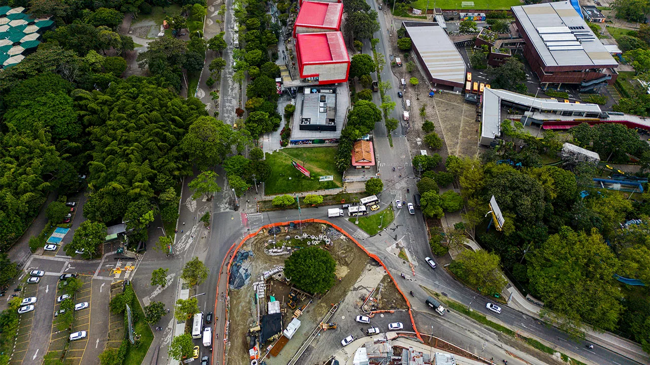 Cierres viales por obras en Carabobo Norte cerca del Jardín Botánico