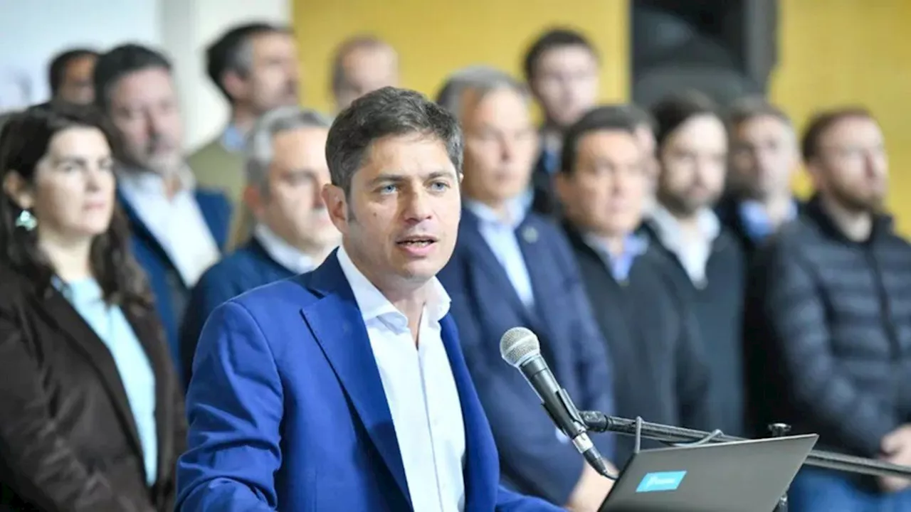 Axel Kicillof criticó la Ley Bases y la represión desplegada por el Gobierno