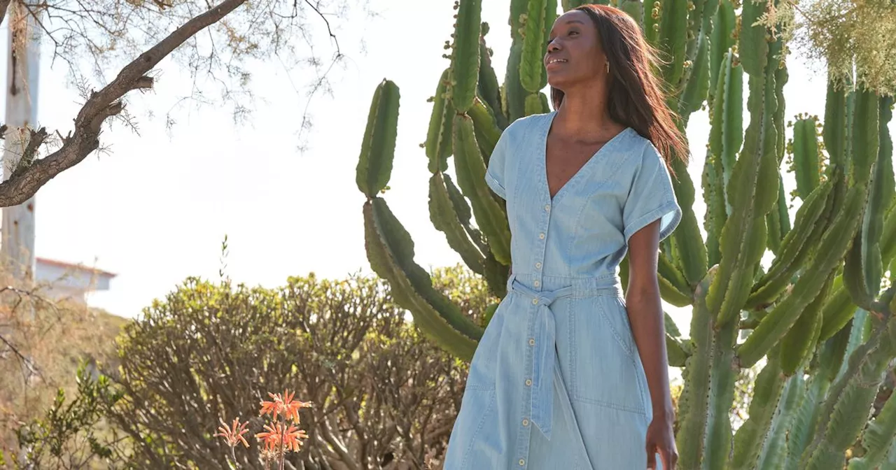 Lightweight denim for summer – including FatFace figure-smoothing midi dress