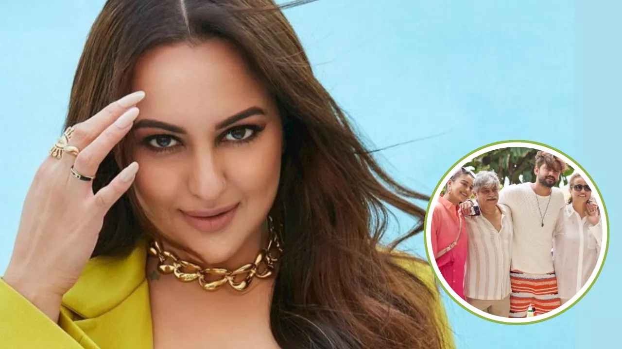 Sonakshi Sinha ससुराल में बिता रहीं क्वालिटी टाइम, शादी से एक हफ्ते पहले ससुर संग दिए पोज