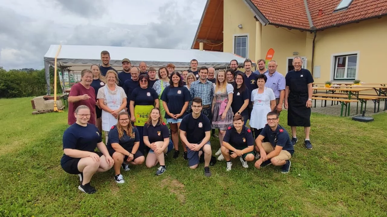 Bruderndorfer Florianis stellten Sommerfest auf die Beine