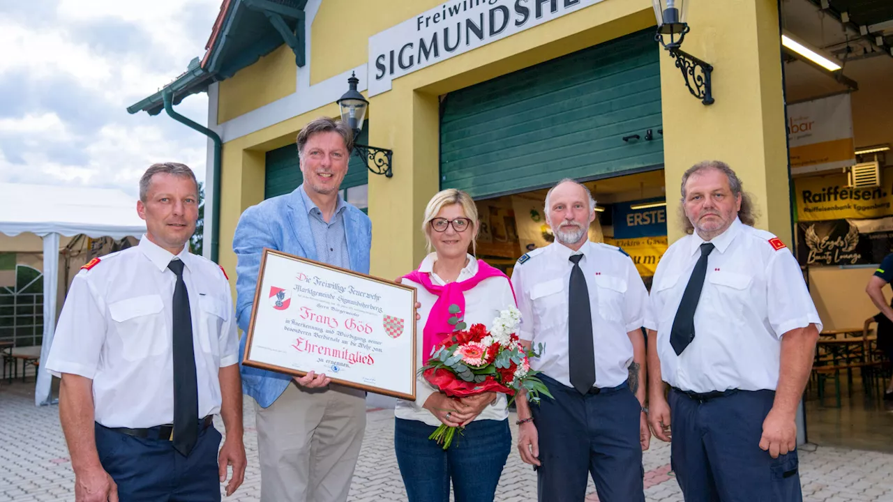 Sigmundsherberg: Besondere Ehrung für den Gemeindechef