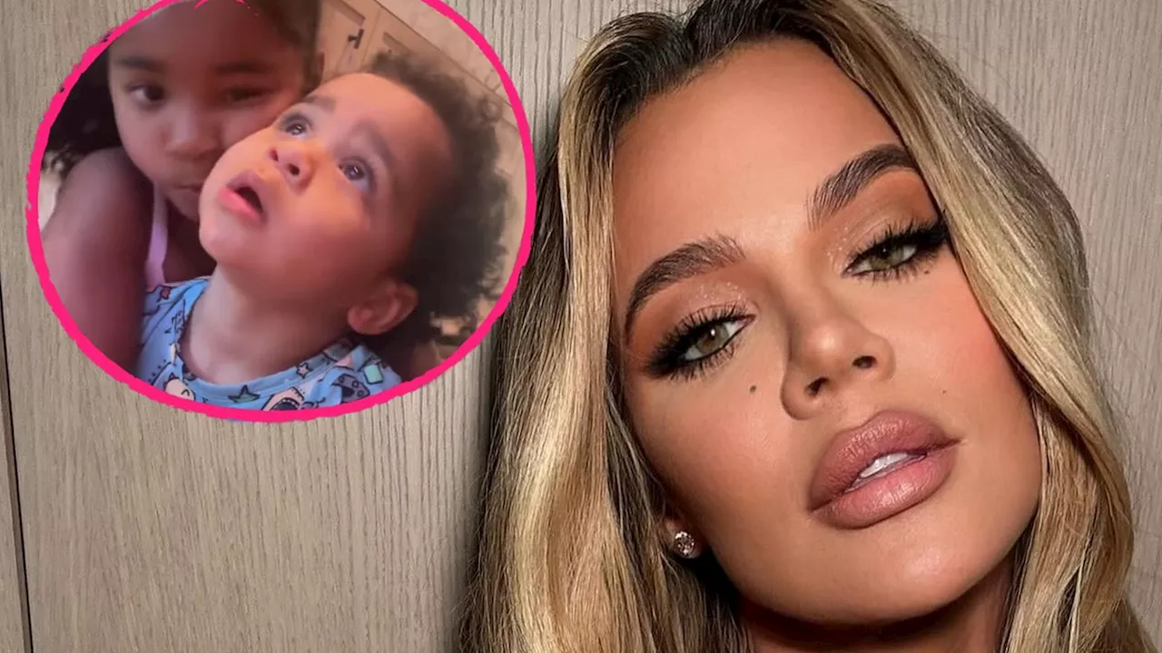 Kuss für Tatum: Khloé Kardashian teilt süße Clips ihrer Kids