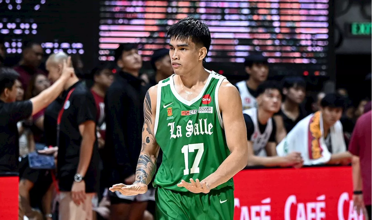 Kevin Quiambao cautions against complacency as La Salle zeroes in on UAAP title repeat