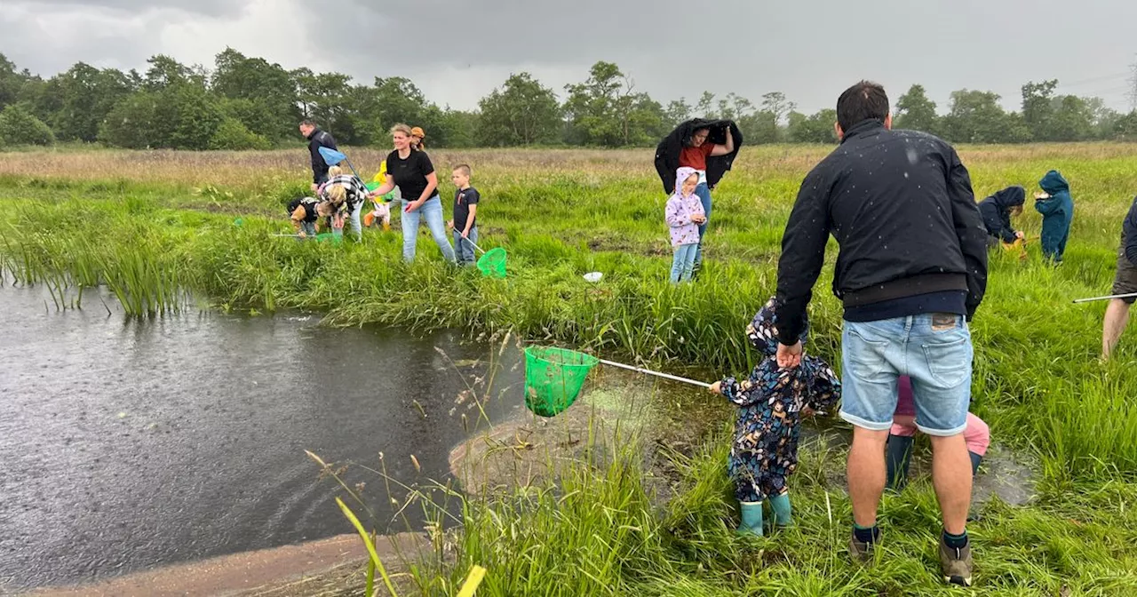 Slootjesdagen bij Oostervoortschediep in Norg: 'Je hoopt dat ze de natuur gaan waarderen'