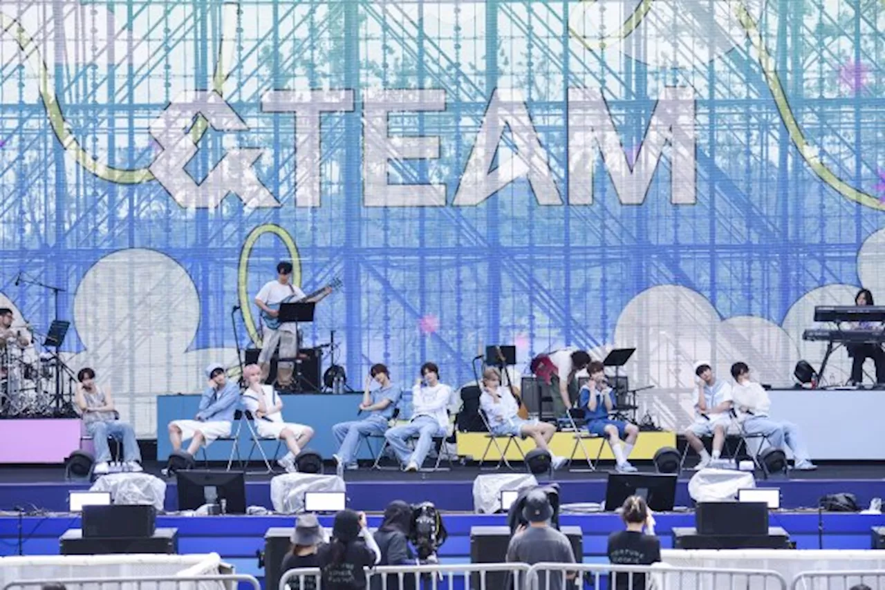 ＆TEAM『Weverse Con Festival』2度目の出演「光栄です」 1万5000人に実力証明