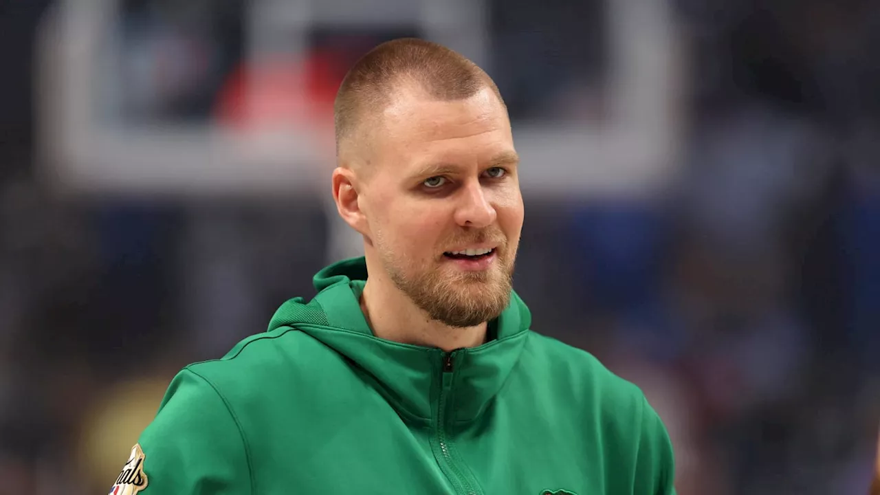 Celtics' Kristaps Porzingis Looks 'Very Uncomfortable' Before Game 5 vs. Mavericks