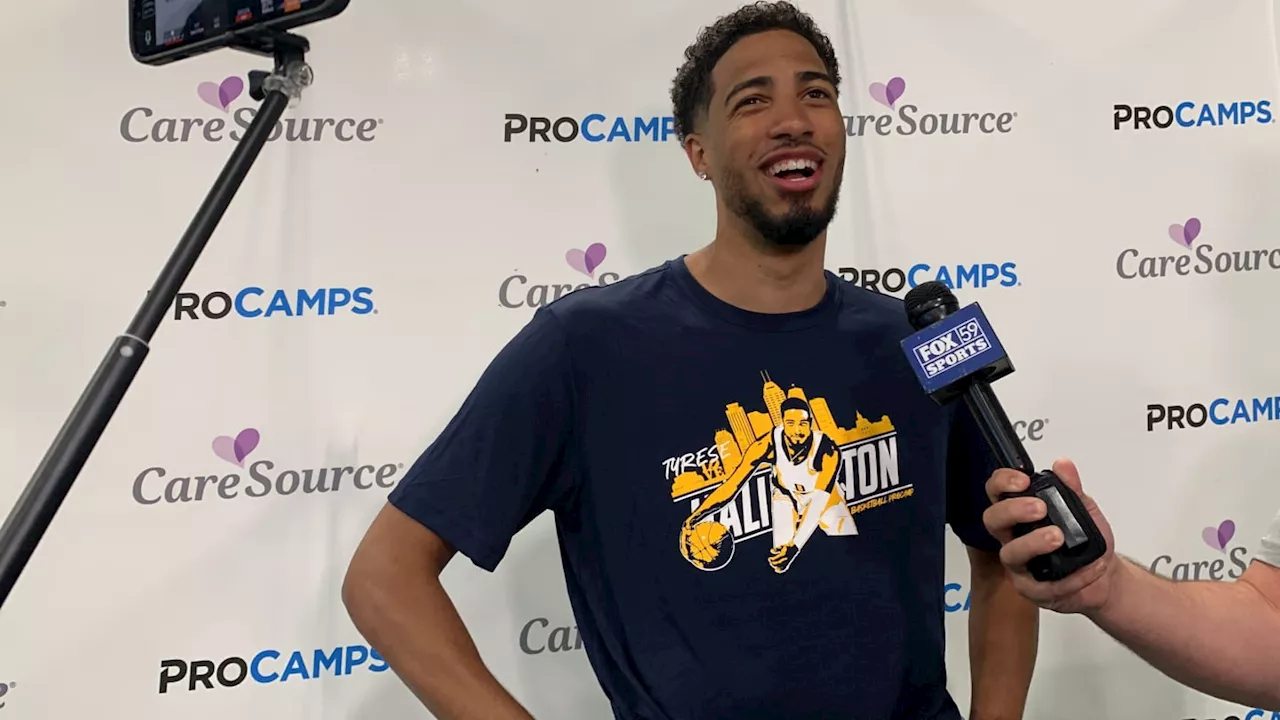 Tyrese Haliburton holds basketball camp in Indianapolis; talks Pacers, camp, and more