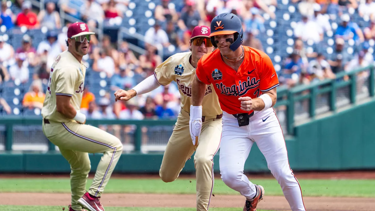 Virginia Baseball Eliminated From College World Series in 7-3 Loss to Florida State