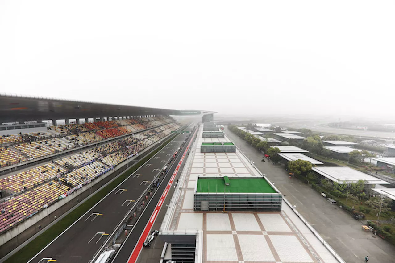 2. Training China: So wurde die Formel 1 lahmgelegt