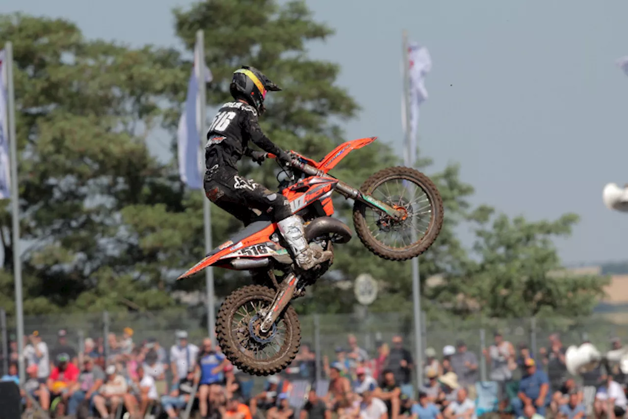 Simon Längenfelder (KTM) erreichte das Podium