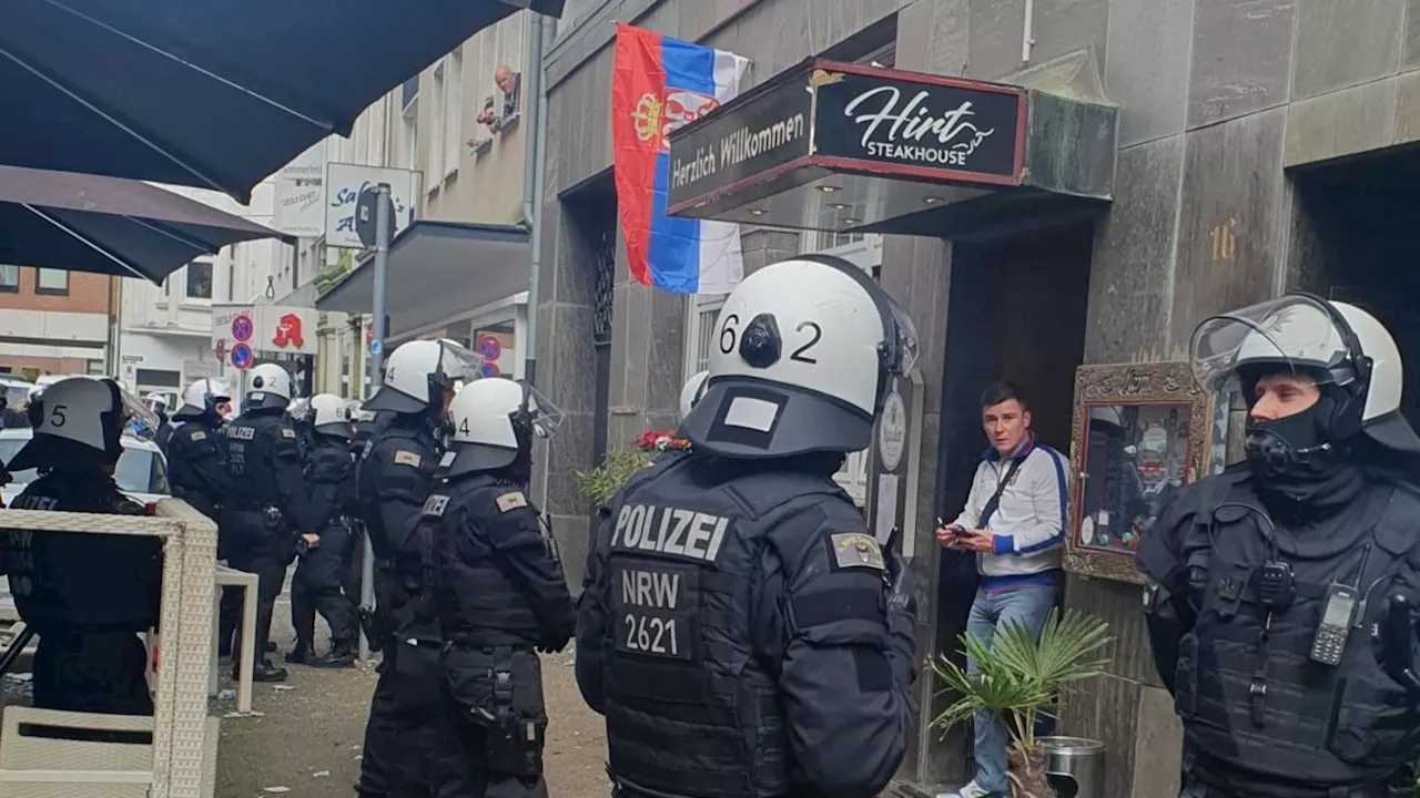 England vs. Serbien: Fan-Schlägerei in Gelsenkirchen vor EM-Spiel