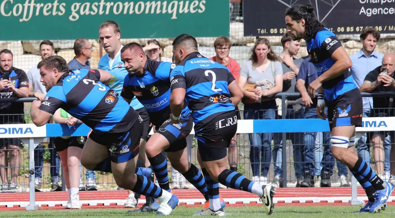 Rugby (Fédérale 2) : Sarlat s’arrête en quart, mais peut nourrir des regrets