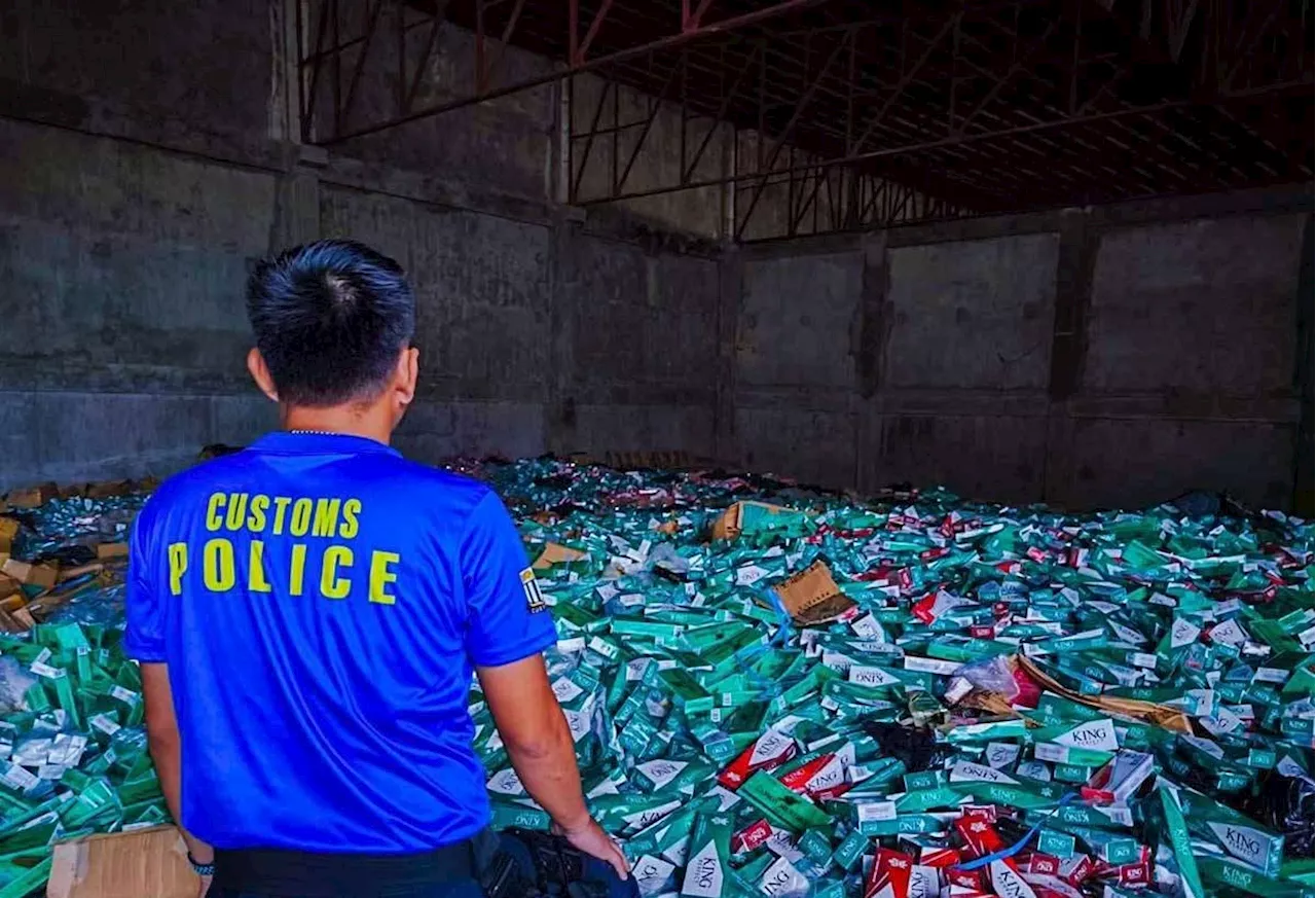 P595-M 'hot' cigarettes destroyed in Zamboanga