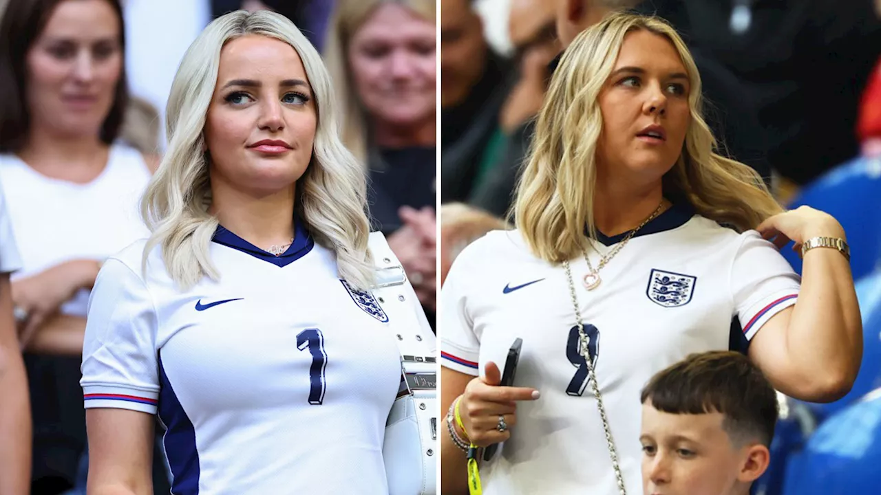 Jordan Pickford’s wife Megan decked out in England shirt as Wags cheer on their men in Euro 2024 opener vs...