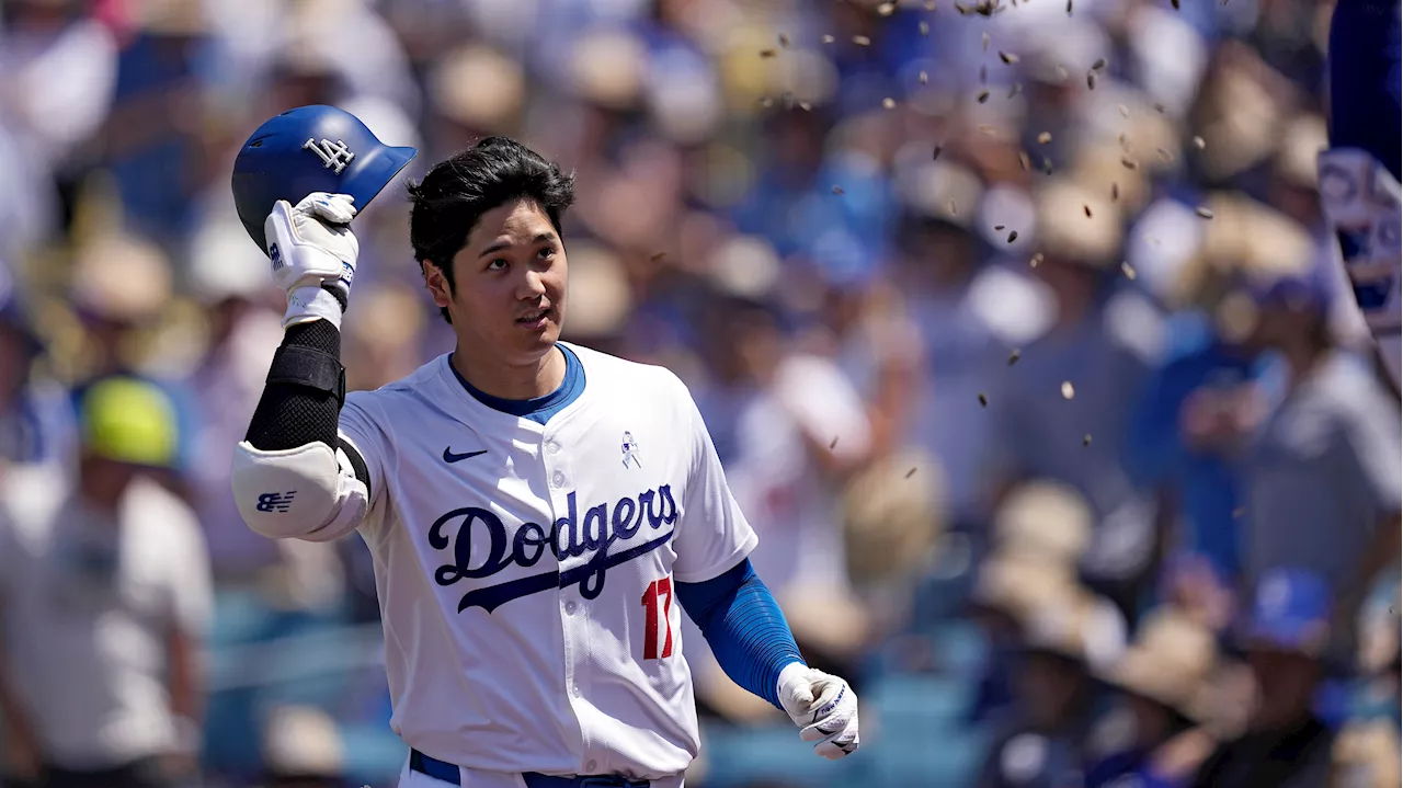 Ohtani hits two homers as Dodgers blank Royals