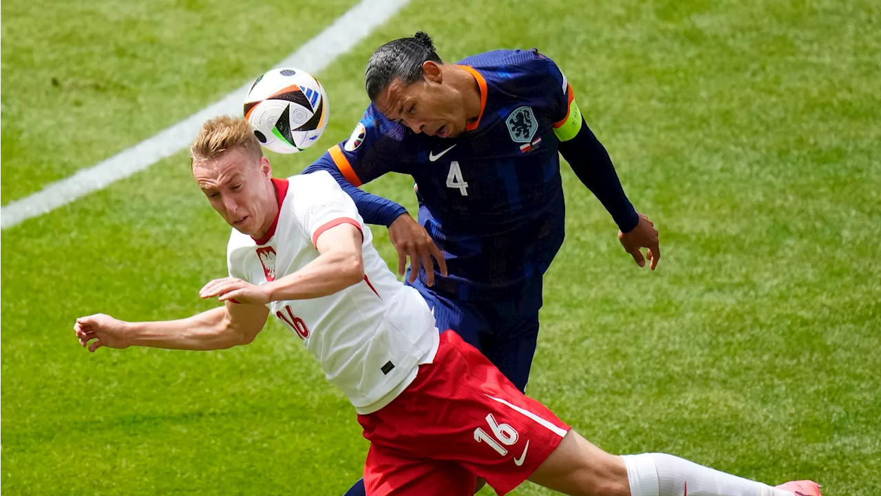 Poland, Netherlands tied at half time of UEFA Euro 2024 match