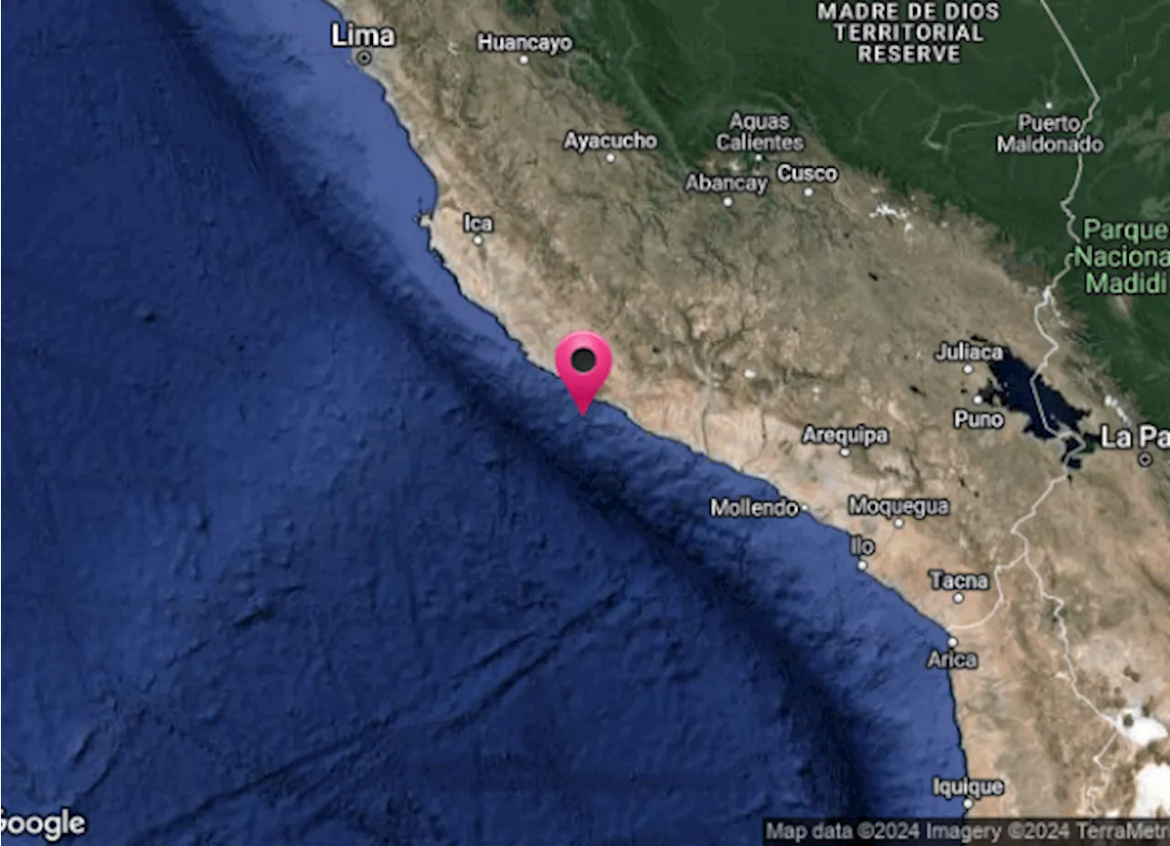 Sacude sismo de magnitud 6.3 a Perú; no reportan daños