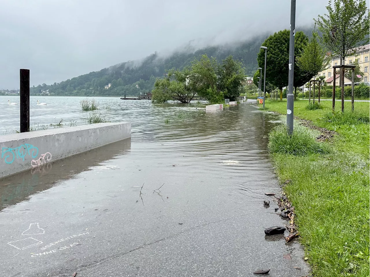 Bodensee-Pegel unter der 5-Meter-Marke