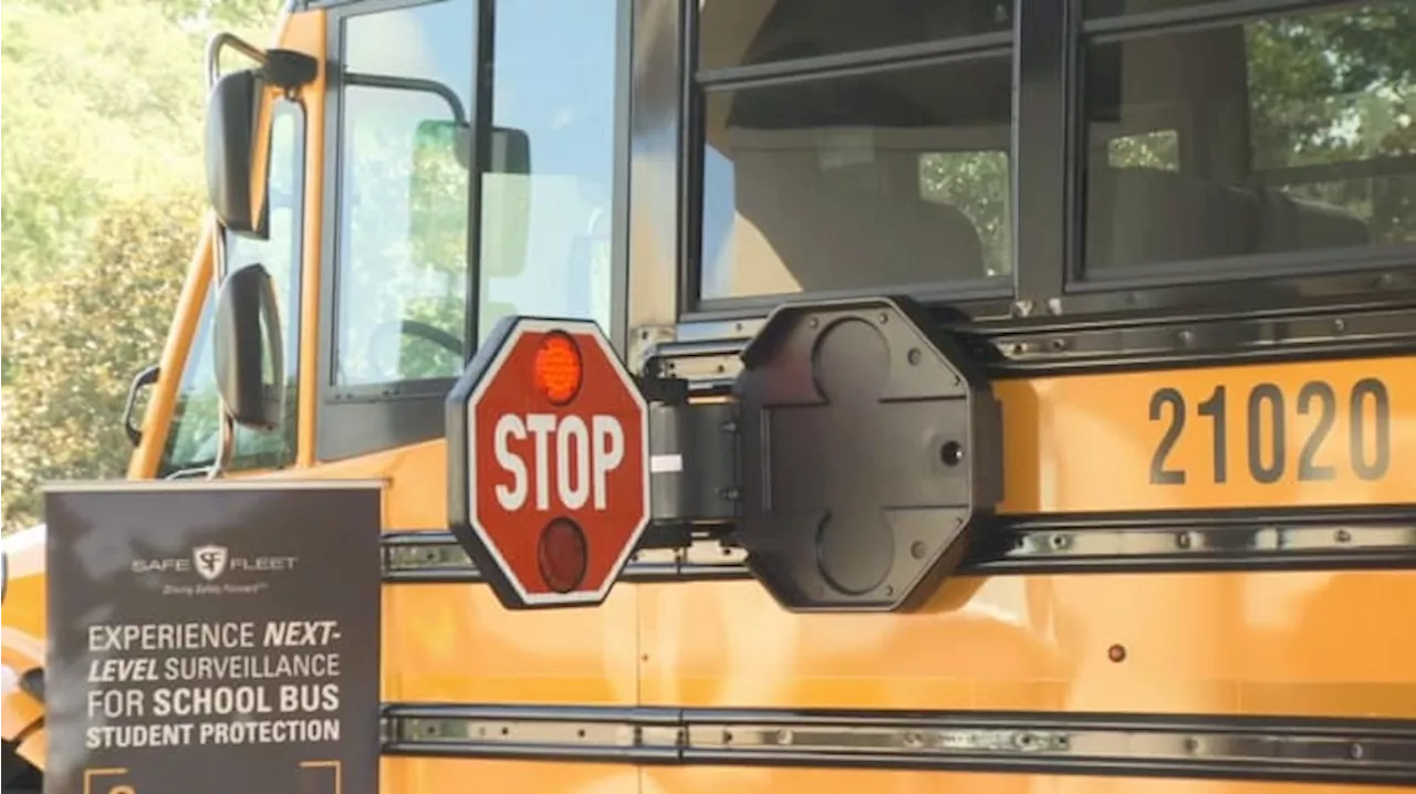 New bus stop-arm technology unveiled in Ponte Vedra to accurately detect violations, ensure student safety