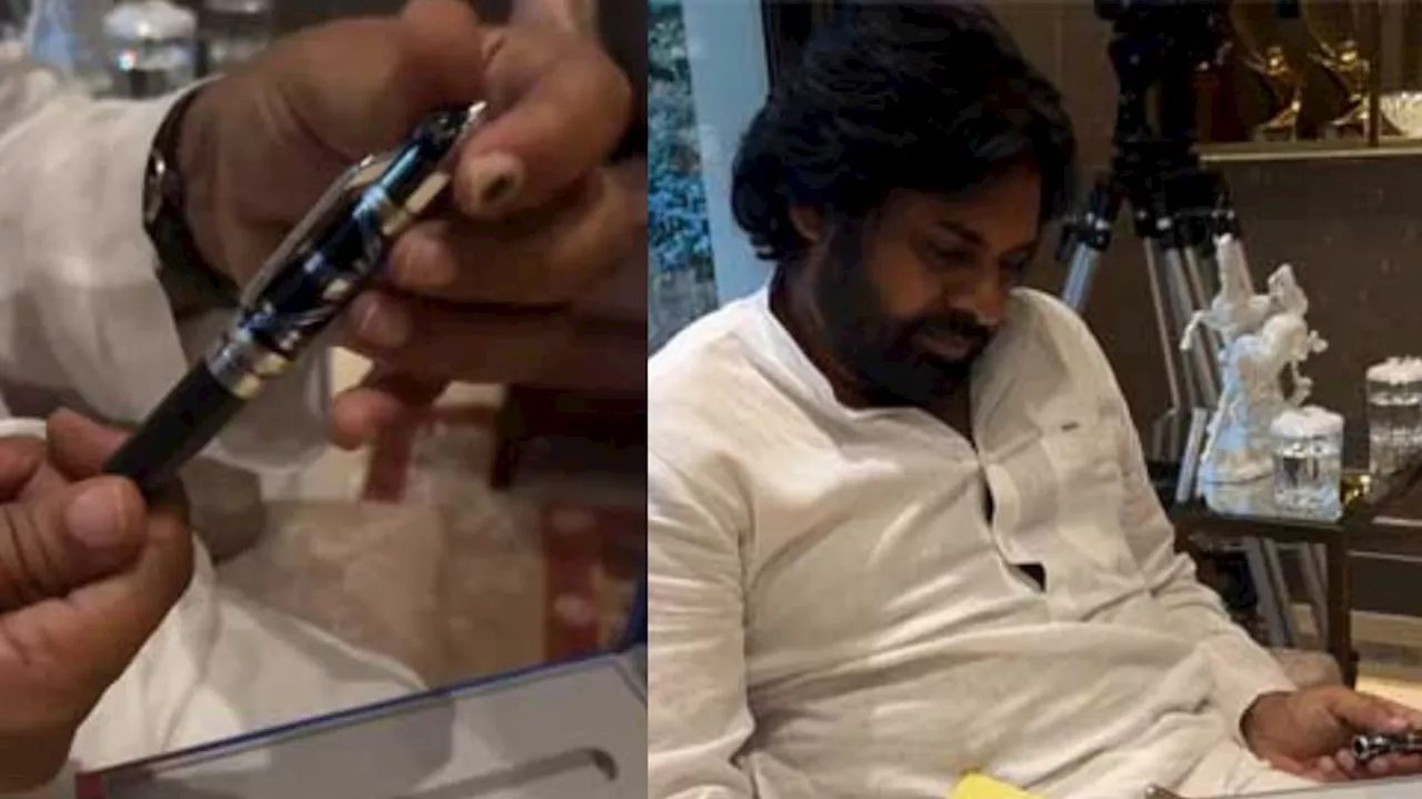 Pawan Kalyan Pen: పవన్ కళ్యాణ్ కు వదినమ్మ సురేఖ ఇచ్చిన పెన్ను ఖరీదు ఎంతో తెలుసా..?