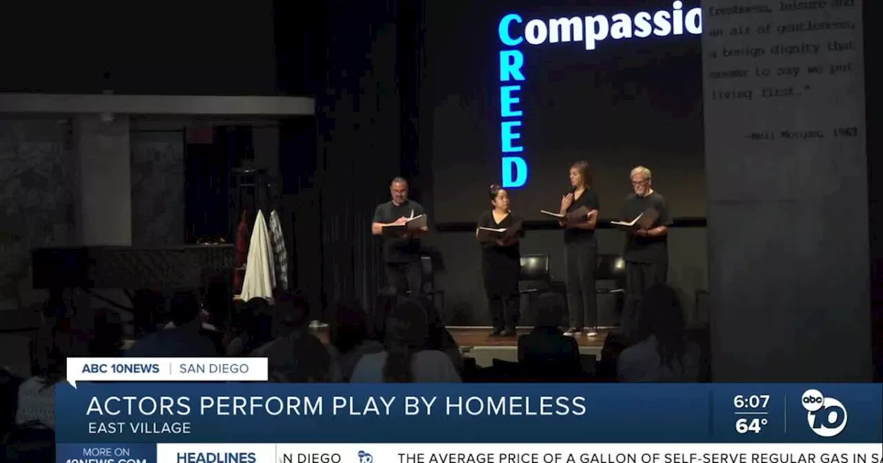 Homeless playwrights see their stories come to life on stage