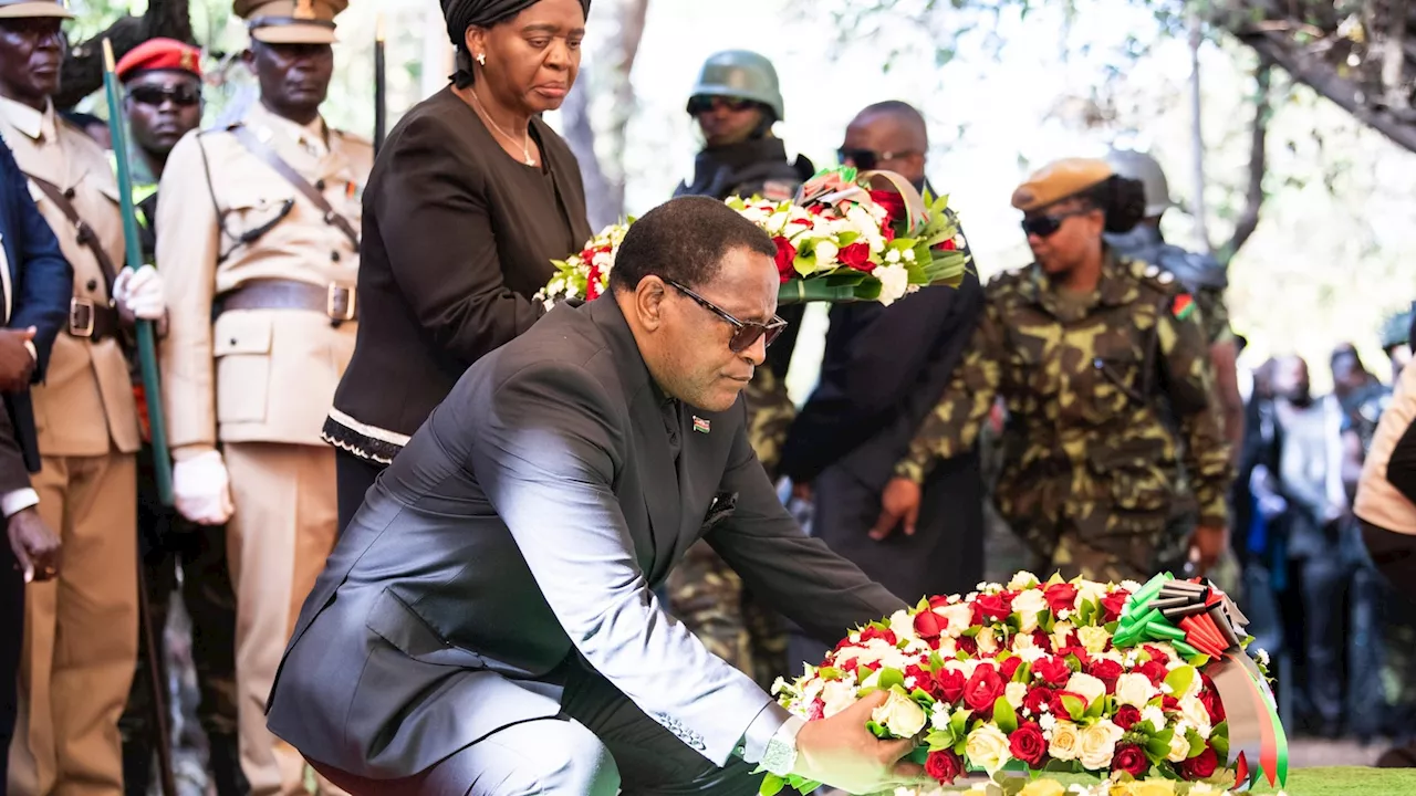 Malawi's VP laid to rest as president calls for an independent probe into his death