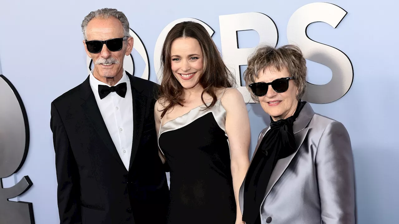 Rachel McAdams gets support from mom and dad at 2024 Tonys