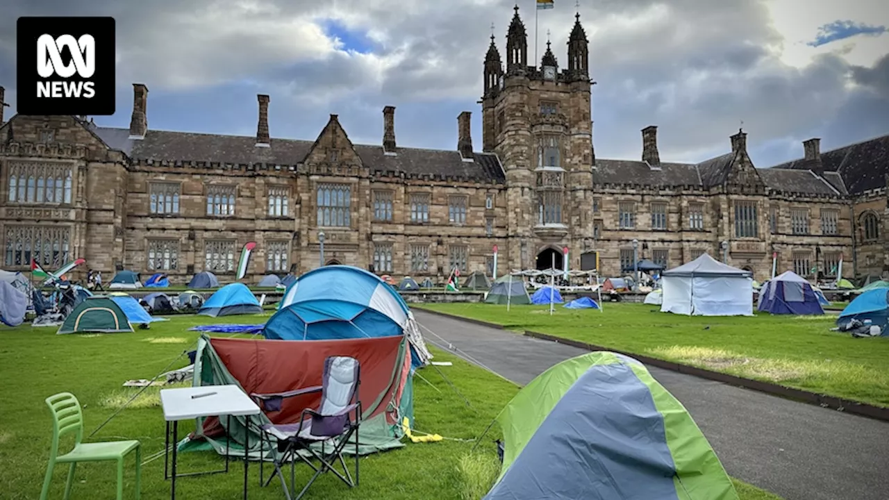 Students for Palestine encampment begins pack down after University of Sydney issues move on order