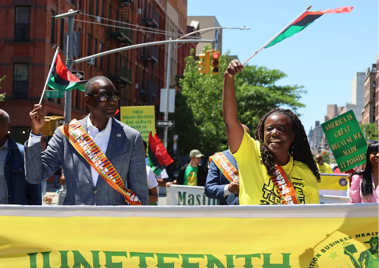 Harlem's annual Juneteenth parade celebrates freedom and the pursuit of equality in America