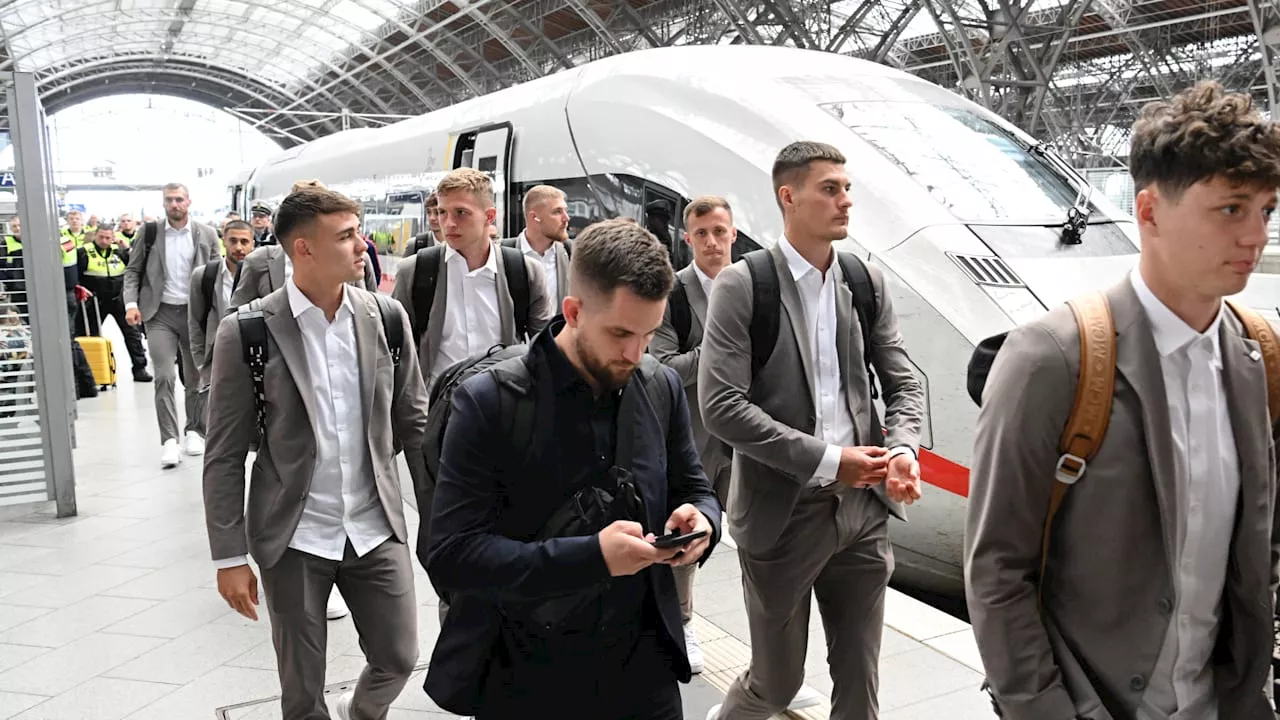 Sie kamen im ICE: Ronaldo-Gegner durch Leipziger Hauptbahnhof eskortiert