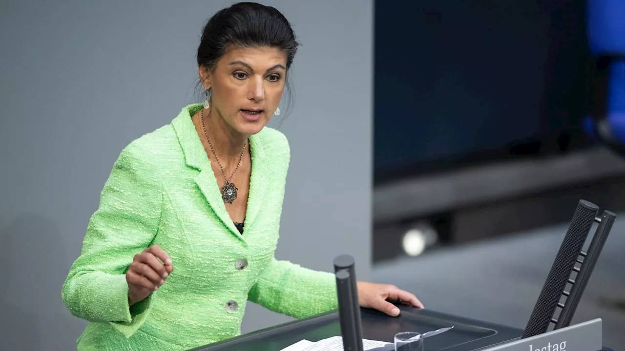 Sahra Wagenknecht immer beliebter und ihre Partei klettert