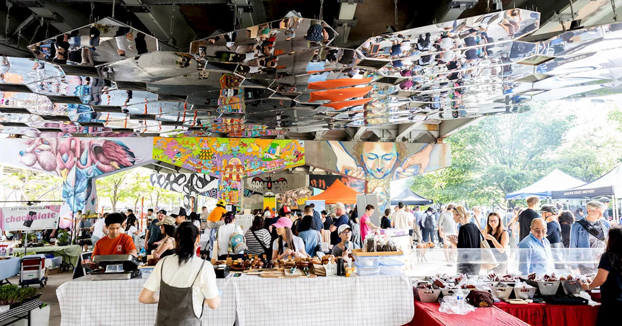 Park under Gardiner Expressway home to one of Toronto's best farmers' markets